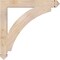 Ekena Millwork Thorton Arts & Crafts Smooth Bracket, Douglas Fir, 3 1/2"W x 30"D x 30"H BKT04X30X30THR03SDF - alternate 3